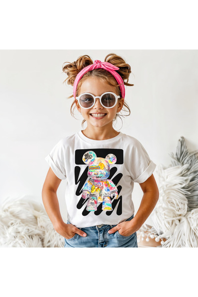 Kartier Tricou Copil Alb Teddy