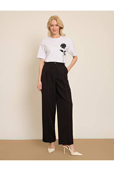 BGN workshop Pleated Havuc Cut-To-Length Pants