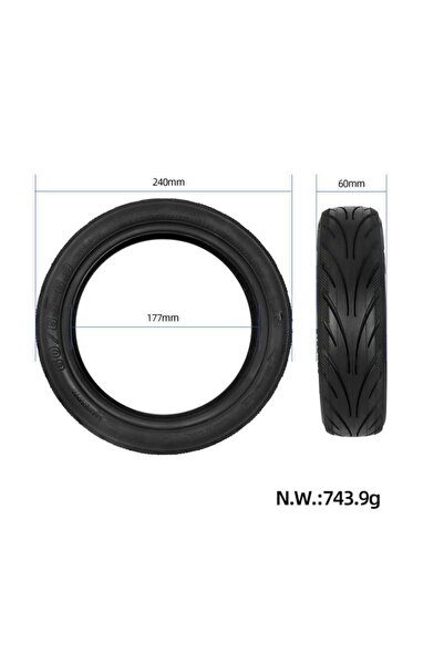 MobiliteHub Ninebot ZT3 / ZT3 Pro Uyumlu 70/60-7.5 Jelli Lastik | 11 İnç Soli...