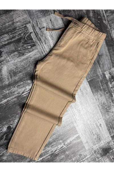 Esprix Kids Boys' Elastic Pants Cotton Woven Fabric Basic Children's Bottoms