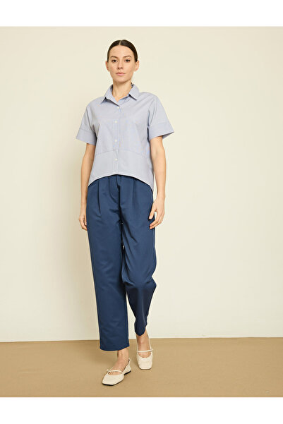 BGN workshop Short Sleeve Striped Poplin Shirt