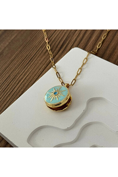 Kapaklı Yeşil Kolye