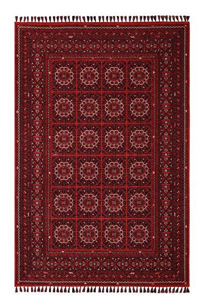 Buhara 1151 Kırmızı Pamuk Taban Halı