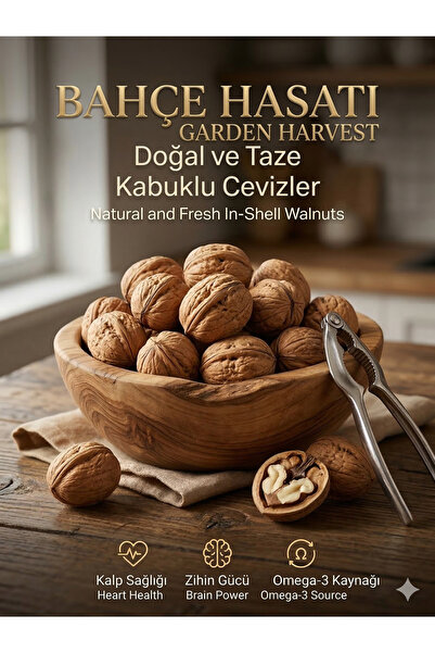 dağcevizi %100 Doğal ve Taze Kabuklu Dağ Cevizi - Yüksek Kalite ve Eşsiz Lezz...