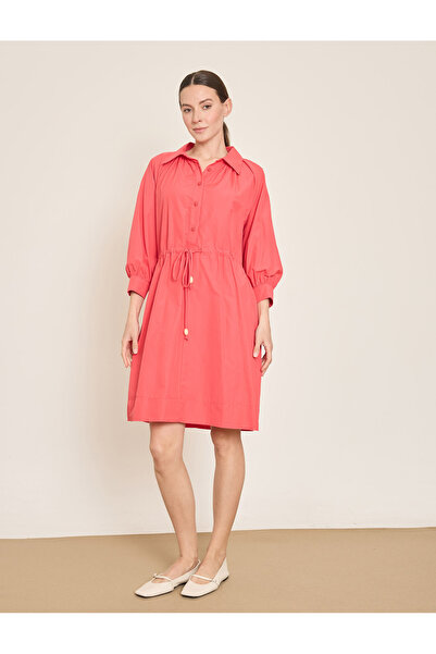 BGN workshop Buzgu Detailled Cotton Mixed Short Dress