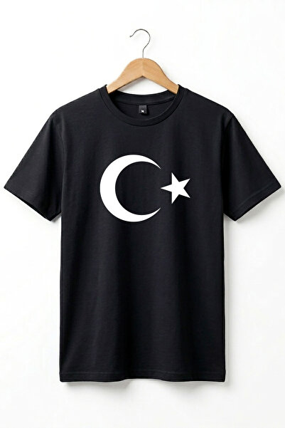 WİDİ Unisex Türkiye Moon Star Flag με τύπωμα Regular Fit 100% Βαμβάκι Παιδικό...