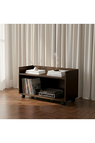 Artepera Cube Tekerlekli Metal Tv Ünitesi, Dekoratif Sehpa, Modern Tasarım