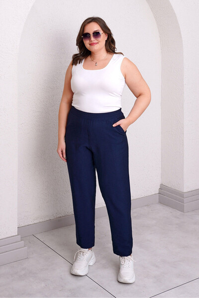 Büyük Moda Havuç Drapey Pants