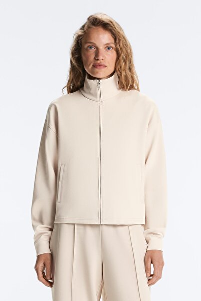 Oysho Pamuklu pike dik yaka ceket