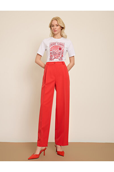 BGN workshop Pleated Havuc Cut-To-Length Pants
