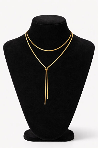 OEM Long Adjustable Snake Necklace Stainless Steel, Elegant Chain for Women
