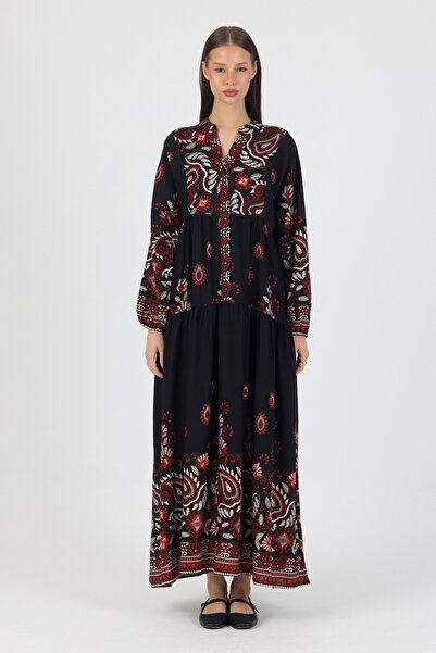 ABOUT US Rochie cu croială lejeră și model autentic # 25090