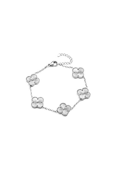 CAXBERN سوار فضي من الفولاذ موديل 316l من كويومكور موديل 316l