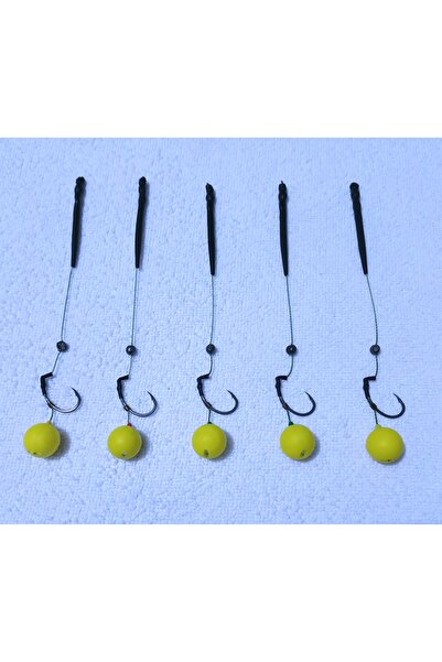 LittoCollection 5 Adet 14 mm Sarı Pop Up'lı Sazan Takımı ( Sarı Top'Lu )