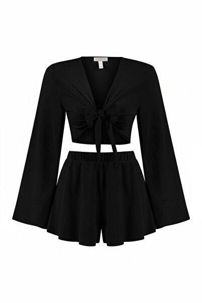 AQUELLA Σετ με υφήματρο σχέδιο - Σορτς