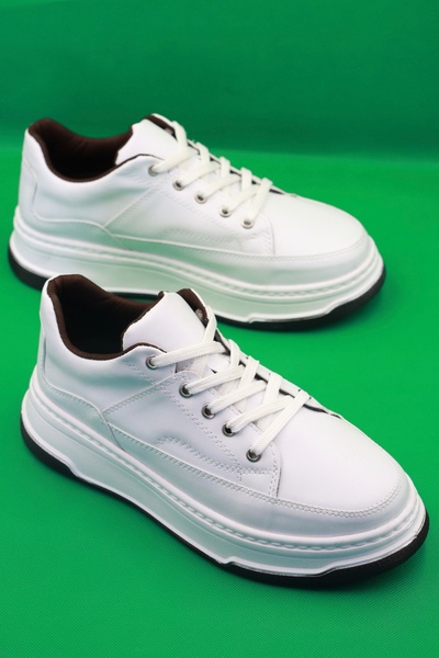 Sanvio Tarzkar Men's White Premium Polyurethane Lightweight Orthopedic Stitch...