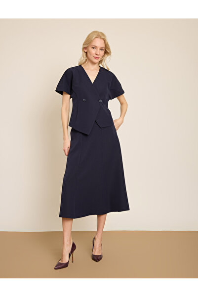 BGN workshop ΦΟΥΣΤΑ EVAZE Midi μήκος ΜΕ ΣΧΕΔΙΑΣΜΟ ΤΕΜΑΧΙΩΝ