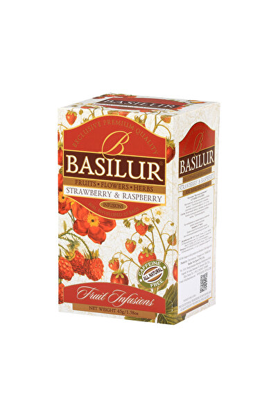 Basilur Fruit Infusions Assorted Tea, Selection of Natural Fruit Infusions, 4...