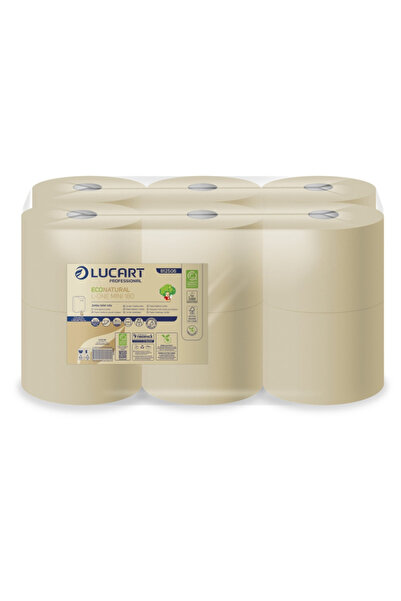 Lucart Professional Hartie igienica EcoNatural L-One Mini 180m, 2 straturi
