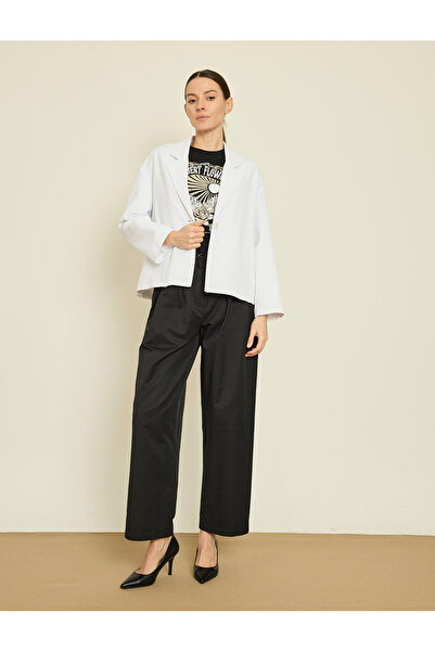 BGN workshop Double-Breasted Short Jacket with Gabardine Closures