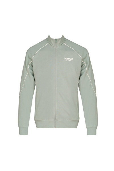 hummel Yuca Men's Green Mock Neck Jacket