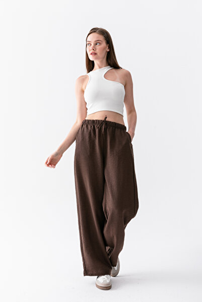 Wega Moda Linen Pants Linen Blended Loose Fit Women's Pants – Comfortable Sum...