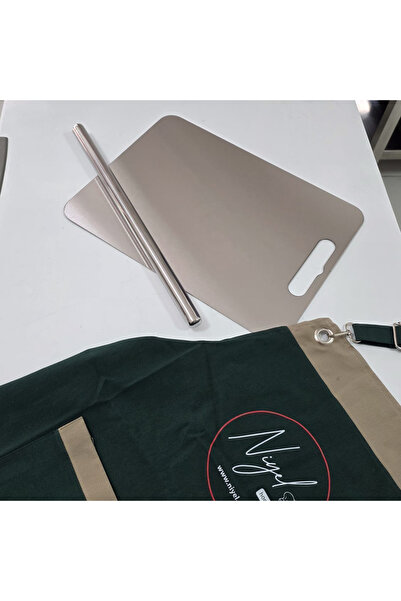 Niyel PO5021 Paslanmaz Çelik Oklava 50cm x 21mm Metal