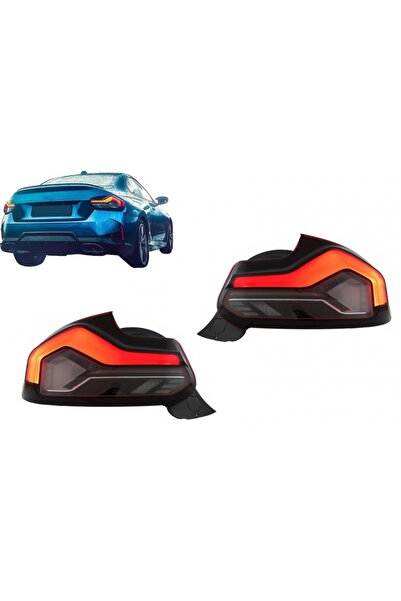 tuningset Stopuri LED compatibile cu BMW Seria 2 F22 F23 M2 F87 2014-2020 Dyn...