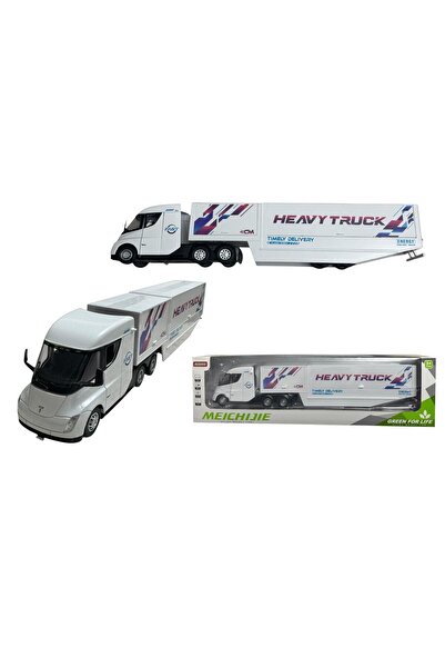 ADIRI SHOP Camion TIR interactiv de jucărie cu remorcă, lumini, sunete și mec...