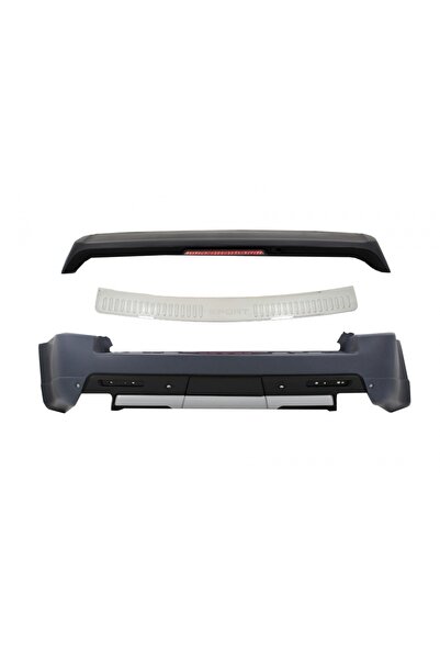 tuningset Bara spate cu placă de bază din aluminiu și eleron de plafon compat...