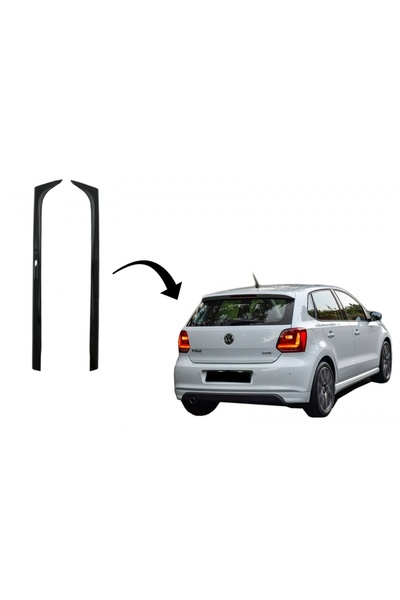 tuningset Eleron Portbagaj compatibil cu VW Polo 6R MK5 2009-2018 GTI Design ...