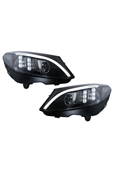 tuningset Faruri TRU LED DRL compatibile cu Mercedes Clasa C W205 S205 A205 C...