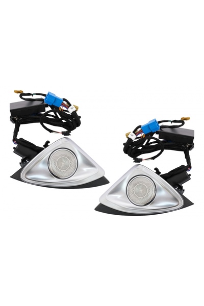 tuningset Tweetere rotative LED 4D pentru portieră, 3/64 de culori, compatibi...