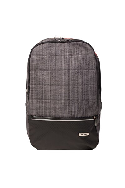 Lamonza 15 inch Corsica Laptop Backpack 46x31x13 cm Grey / Black