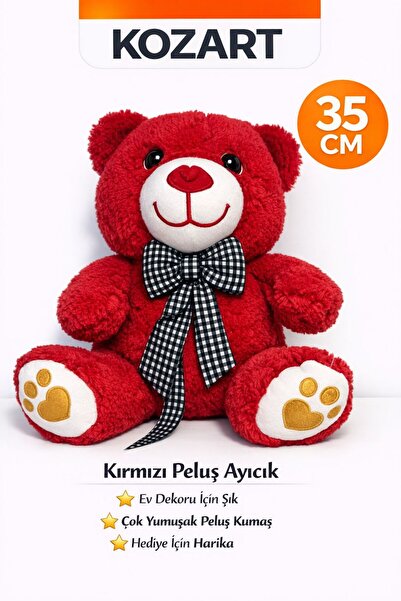 KOZART 35 cm Hediyelik Ayıcık Uyku Arkadaşı Peluş Ayıcık
