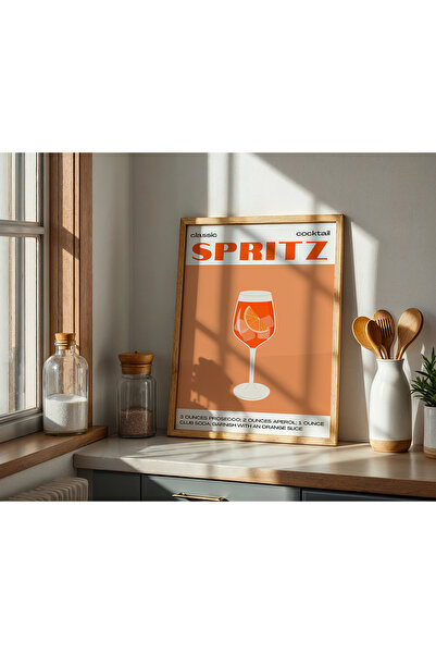 KALİA HOME Mutfak Tablosu Çerçeveli Poster – Çerçeveli Tablo – Modern Minimal...