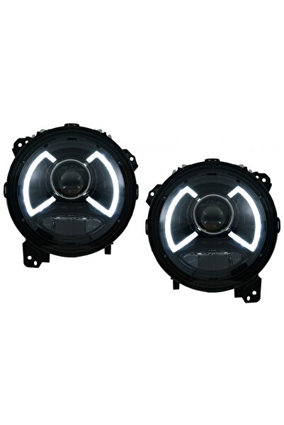 tuningset Faruri LED complete compatibile cu Jeep Wrangler IV JL/JLU 2018+