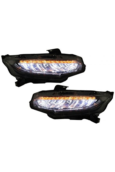 tuningset Faruri Full LED compatibile cu Honda Civic Mk10 FC/FK 2016-Up Sedan...