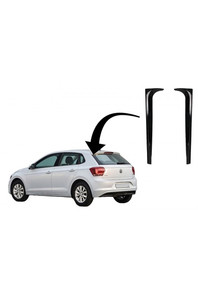 tuningset Eleron Portbagaj Lunetă compatibil cu VW Polo AW MK6 2018+ Piano