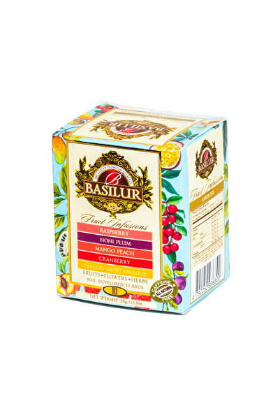 Basilur Assorted Tea Volume II, Fruit Infusions, 10 Bags