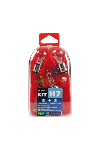 Lampa Kit becuri și siguranțe 11 buc, 12V - halogen H7