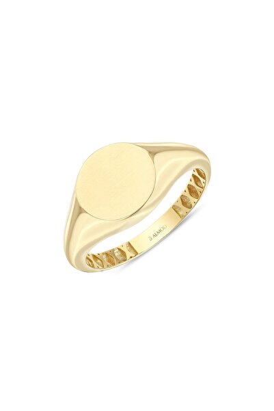Almod Jewellery ALTIN SERÇE PARMAK ŞOVALYE YÜZÜK