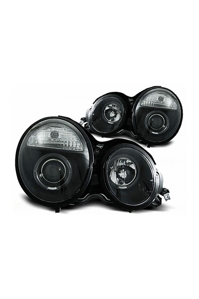 tuningset Faruri Angel Eyes compatibile cu Mercedes Clasa E W210 S210 1995-05...
