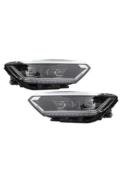 tuningset Faruri Full LED compatibile cu VW Passat B8 3G 2014-2019 cu LED Mat...