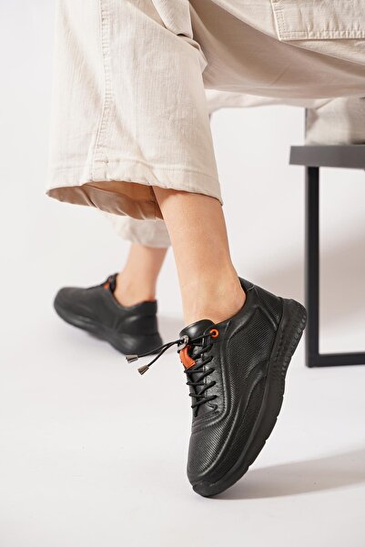 Moda Pie Pantofi sport pentru femei Fasterfe Lastik Bağlı piele naturală piel...