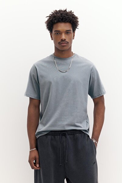 Pull & Bear Basic kısa kollu pamuklu tişört