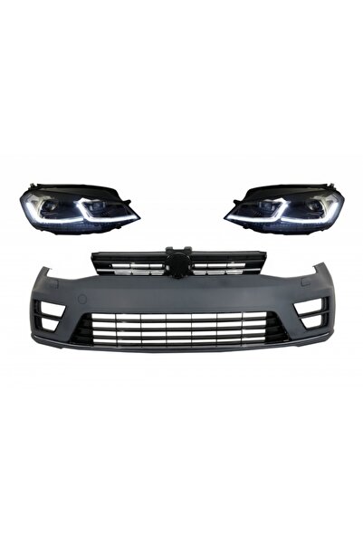 tuningset Bara Față cu Faruri LED RHD cu Semnalizare Dinamică Secvențială com...