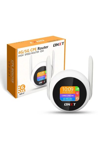 DNXT Router CPE LCD 4G de mare viteză cu 2 antene, 1 port LAN