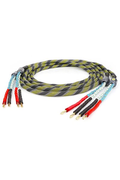 OEM Kabel głośnikowy Hi-End OFC 2x6,3mm² pozłacany mosiądz 3m