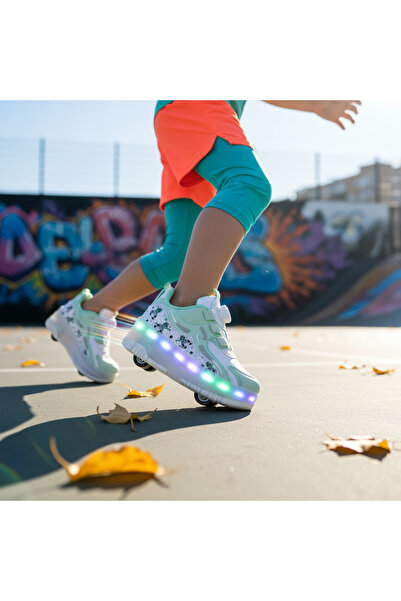 Empressco LED Patenli Işıklı Ayakkabı | Tekerlekli Spor Ayakkabı Çocuk | LED ...